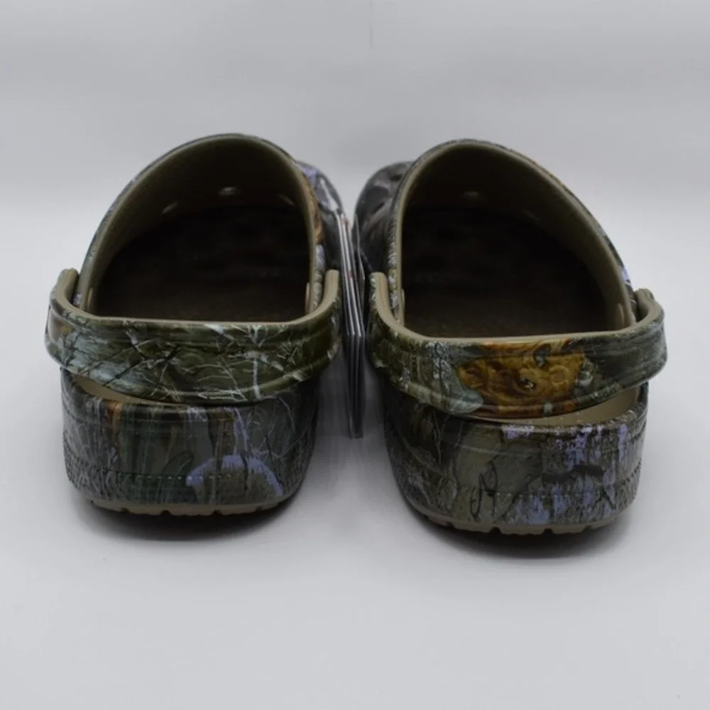 Crocs Baya Realtree APX Edge Camo Clogs Size Mens 8 / Womens‎ 10 210511-90H NWT
